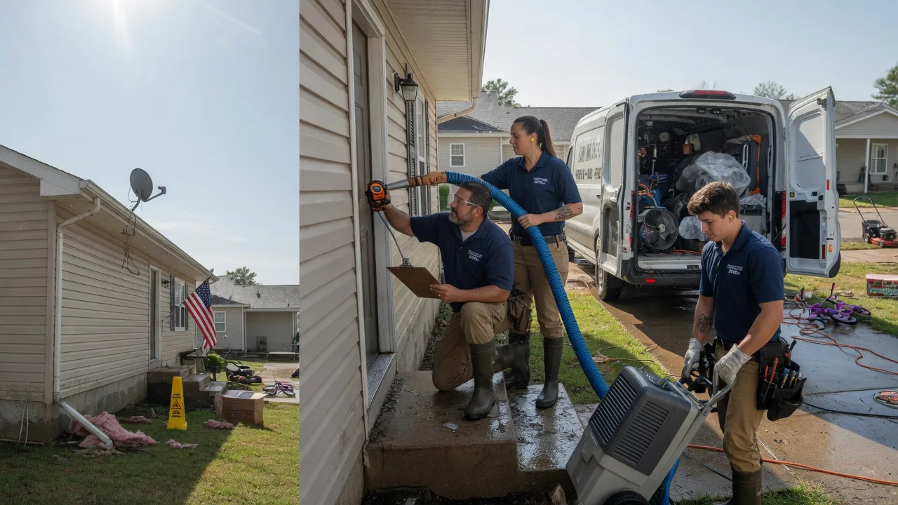 Ceiling Water Damage Restoration in Tyner, IN near me
